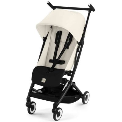Libelle Compact Seat Stroller - Black / Canvas White