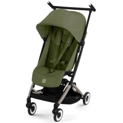Libelle Compact Seat Stroller - Taupe / Moss Green