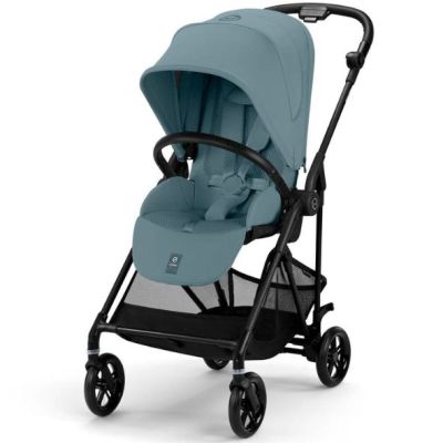 Poussette 2e âge Melio Carbon - Noir / Bleu Orage