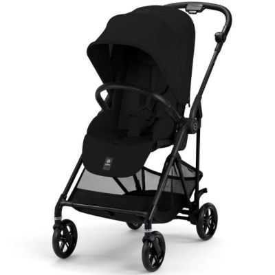 Poussette 2e âge Melio Carbon - Noir / Noir