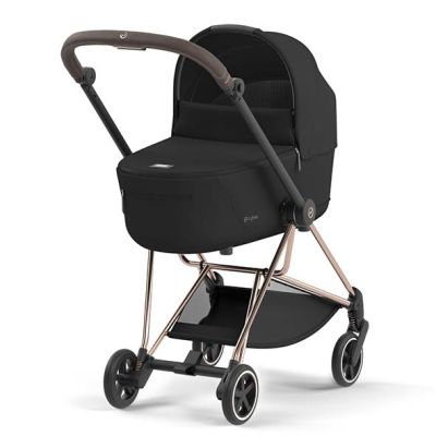 Poussette naissance et 2e âge Mios - Châssis Rosegold - Couleur de nacelle au choix