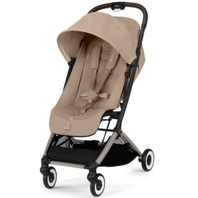 Orfeo Compact Seat Stroller - Taupe / Almond Beige
