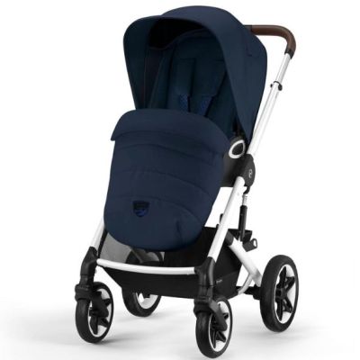 Talos S Lux Stroller - Silver / Ocean Blue