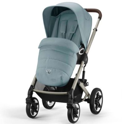 Talos S Lux Stroller - Taupe / Stormy Blue