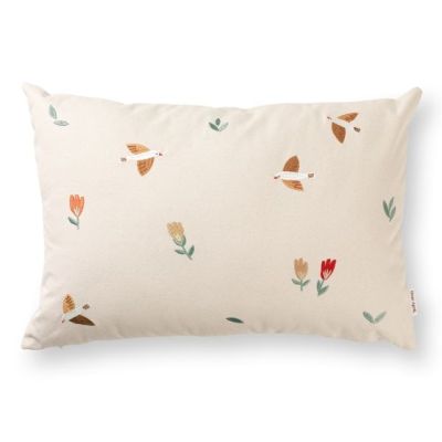 Coussin rectangulaire brodé Cinna - Oiseaux