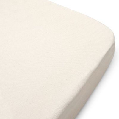 Drap housse Idune 90 x 180 - Toile Naturel