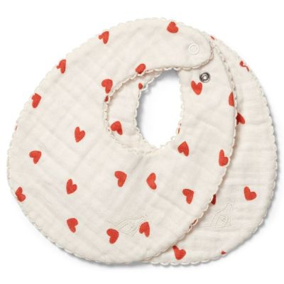 Set of 2 Koa bandana bib - Little Love