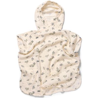 Ponyo Muslin Bath Poncho - Blueberries