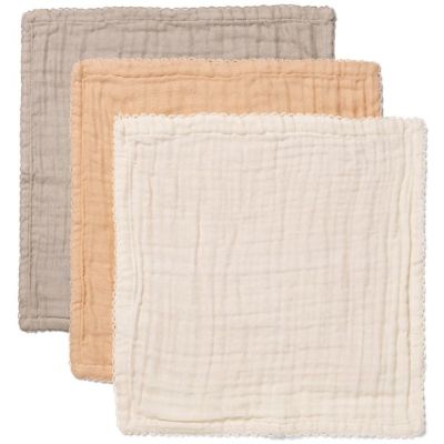Ren Muslin Cloth - 3 Pack - Natural Mix