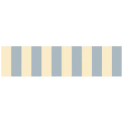 Tapetenbordüre - Streifen Nostalgia Beige / Blau Pastell