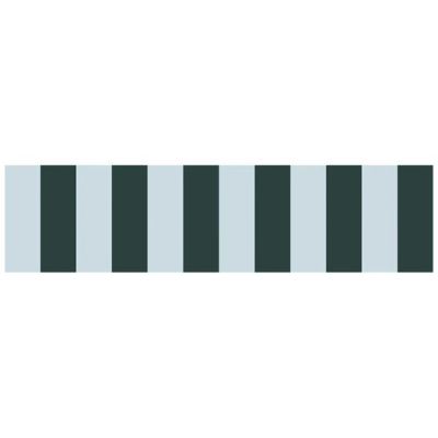 Tapetenbordüre - Streifen Nostalgia Grün / Blau