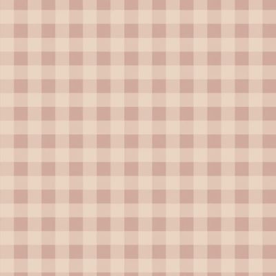 Check Minimini Wallpaper - Pink / Cream