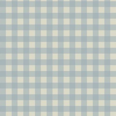 Check Minimini Wallpaper - Green / Blue