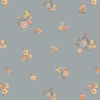 Papier peint Fleurs Minimini - Foncé