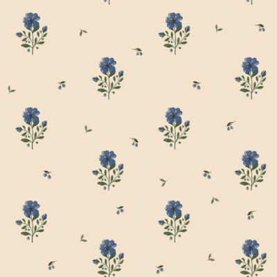 Dreamy Vintage Flowers Wallpaper