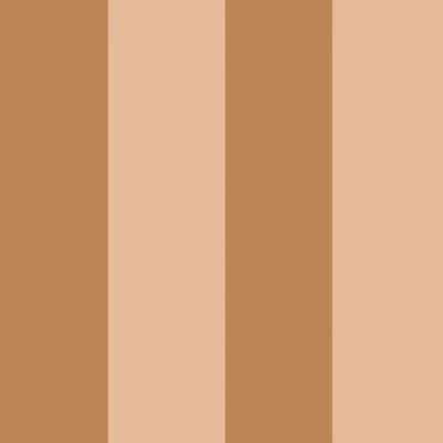 Papier peint Grandes Rayures - Rose / Caramel