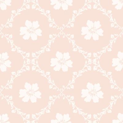Old English Pattern Wallpaper - Pink