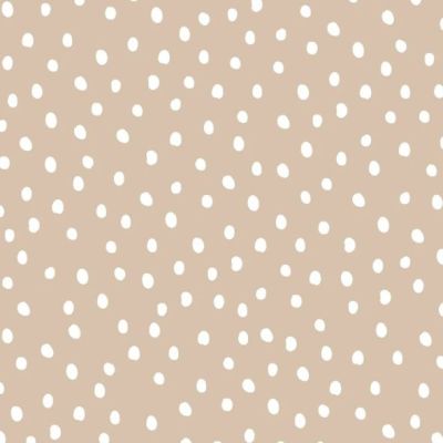 Papier peint Pois Irréguliers - Beige