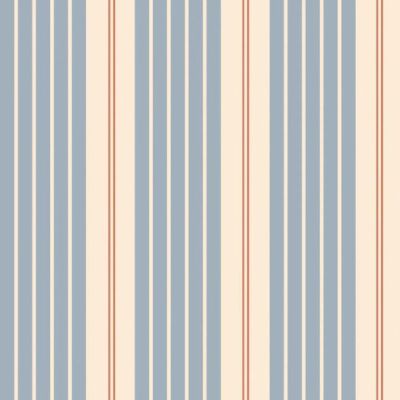 Stripes Wallpaper - Vintage Classic Blue