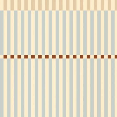 Stripes Nostalgia Wallpaper - Vintage Beige / Blue
