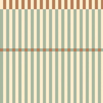Stripes Nostalgia Wallpaper - Vintage Green