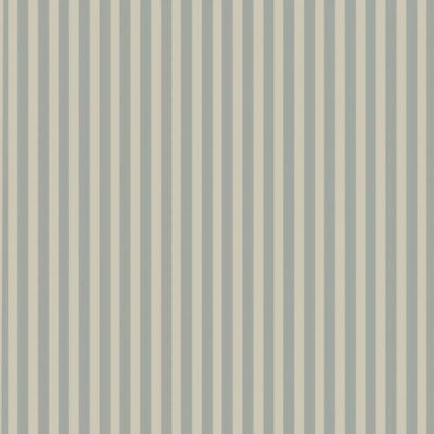 Papier peint Rayures Vintage - Beige / Bleu