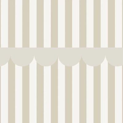 Papier peint Rustique - Beige / Blanc
