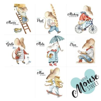 Wallstickers - Little Mouse Street