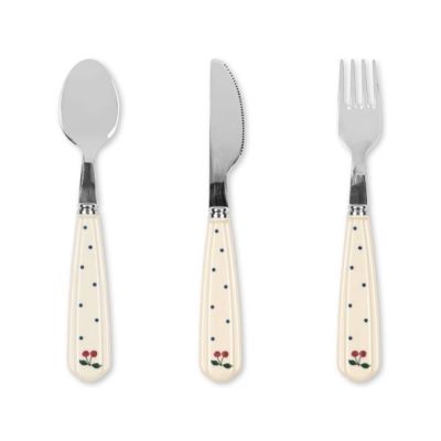Cutlery Set - Navy Dots
