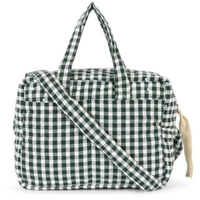 Sac à langer pour poupée - Carreaux Vert