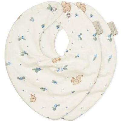 Set of 2 bandana bib - Blueberries