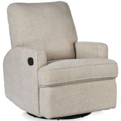 Fauteuil pivotant à bascule et inclinable - Taupe