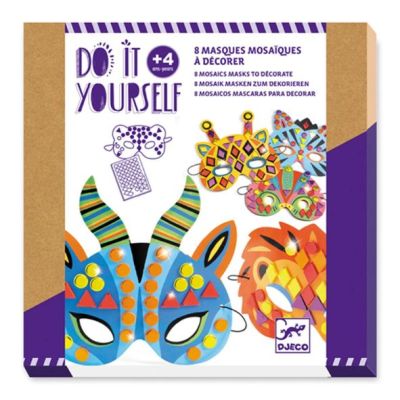 Mosaic Masks - Jungle Animals