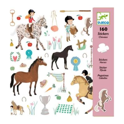 Planche de stickers - Chevaux