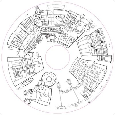 Recharge de 20 pages illustrées Drawin'table - Édition Home - Fun Activities