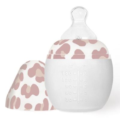 Biberon anti-colique en silicone BibRond 150 ml - Graouu Rose