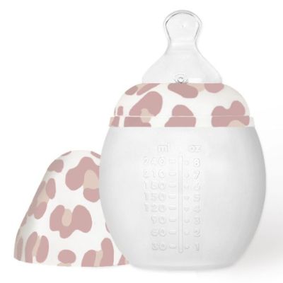 Biberon anti-colique en silicone BibRond 240 ml - Graouu Rose