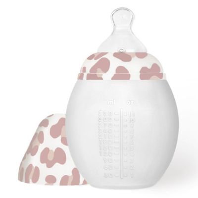 Biberon anti-colique en silicone BibRond 330 ml - Graouu Rose