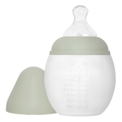 Biberon anti-colique en silicone BibRond 240 ml - Sauge