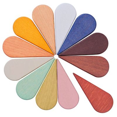 Blocs de jeu en bois Pétales - Multi