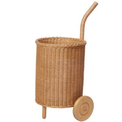 Chariot en rotin Tukki - Naturel