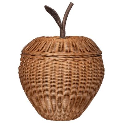 Grand panier de rangement - Pomme