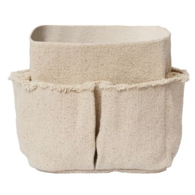 Panier de rangement carré Hokan - 18 x 18 cm - Naturel