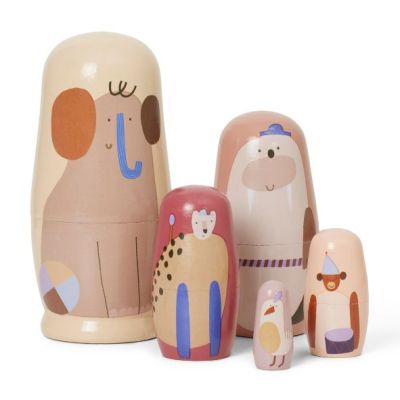 Poupées russes en bois Critter