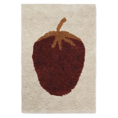 Tapis Fruiticana - Fraise - 120 x 180 cm