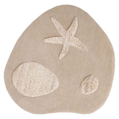 Tapis tufté Kove - 130 x 130 cm - Naturel