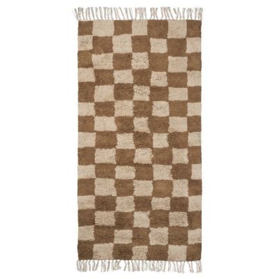 Tapis lavable Mara - 80 x 150 cm - Tan / Sable