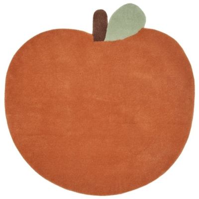 Apple Tufted Rug - 110 x 110 cm - Brown Clay