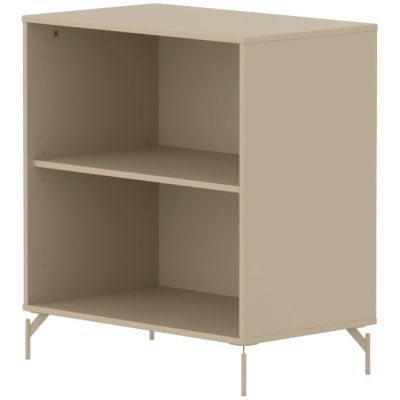 Saga Shelf Unit with 1 Shelf - Metal Feet - Oat
