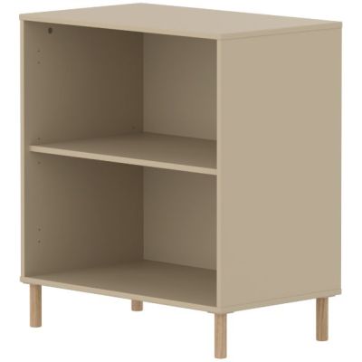 Saga 1-Shelf Unit - Oak Feet - Oat